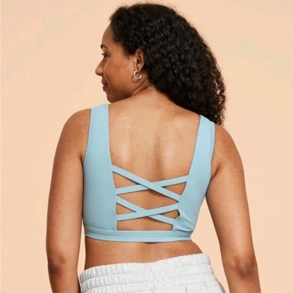 Blogilates Women's Criss Cross Sports Bra
Cameo Blue NWT - Picture 2 of 6